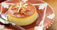 Flan con Rompope